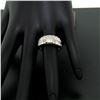 Image 9 : 18K TT Gold 2.21 ctw EGL Cert. Princess Cut Diamond Engagement & Wedding Ring Se