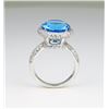 Image 2 : Spectacular 18 karat Fine London Blue Topaz