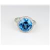 Image 4 : Spectacular 18 karat Fine London Blue Topaz