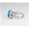 Image 5 : Spectacular 18 karat Fine London Blue Topaz