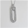 Image 1 : Striking Fine Quality 18 karat Diamond Pendant