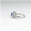 Image 5 : Radiant Tanzanite and Diamond Ring