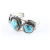 Image 3 : Navajo 3 Stone Cuff