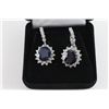 Image 3 : Stunning Sapphire & Diamond Earrings