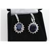 Image 4 : Stunning Sapphire & Diamond Earrings