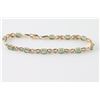 Image 1 : Lovely Ladies Emerald And Diamond Bracelet