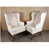 Image 2 : Pair of Wing Back Chairs