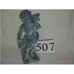 24'' TALL CHERUB CONCRETE STATUE