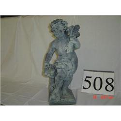 24'' TALL CHERUB CONCRETE STATUE