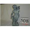 Image 1 : 24'' TALL CHERUB CONCRETE STATUE