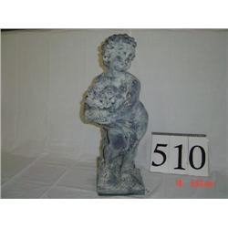 24'' TALL CHERUB CONCRETE STATUE