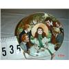 Image 1 : GONE WITH THE WIND PLATE SCARLET AND HER SUITORS #19113J