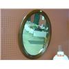 Image 1 : CHERRY FRAMED OVAL MIRROR
