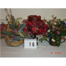 3 FLOWER ARRANGEMENTS