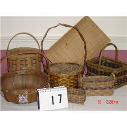 APPROXIMATELY (7) ASSORTED BASKETS