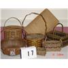 Image 1 : APPROXIMATELY (7) ASSORTED BASKETS