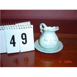 KNOXVILLE, TN 1982 WORLD'S FAIR MINIATURE BOWL & PITCHER