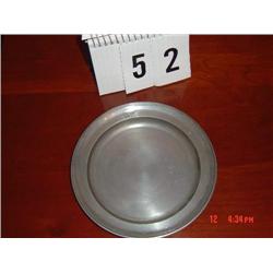 PEWTER PLATE