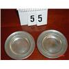 Image 1 : PEWTER PLATES - 6" diameter - Denmark