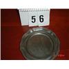 Image 1 : PEWTER PLATE w/ wavy edge - 7" diameter WITH STORY ON PAPER