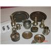Image 1 : PEWTER - (13) ASSORTED PIECES