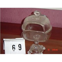 PRESSED GLASS PRESERVE STAND