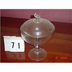 PRESSED GLASS PRESERVE STAND