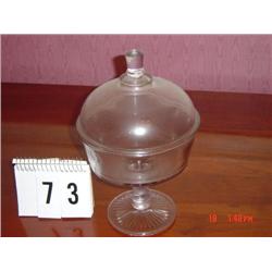PRESSED GLASS PRESERVE STAND