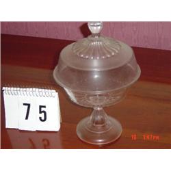 PRESSED GLASS PRESERVE STAND