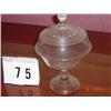 Image 1 : PRESSED GLASS PRESERVE STAND