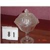 Image 1 : PRESSED GLASS PRESERVE STAND - JASPER PATTERN
