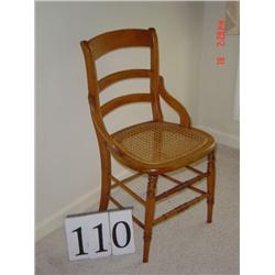 MAPLE CANE BOTTOM 3-BACK SLATTED CHAIR