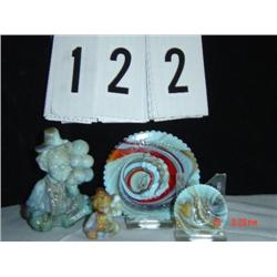 ALL THE WORLD LOVES A CLOWN - NIKI - 4 PIECES - BROWN/LT BLUE SLAG - (M) (81)