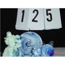 ALL THE WORLD LOVES A CLOWN - HOAGY - 4 PIECES - BLUE SLAG - (M) (81)