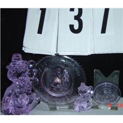 ALL THE WORLD LOVES A CLOWN - EROS - CLEAR LAVENDAR - 4 PIECES (M) (81)