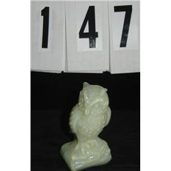 UNMARKED BUT NAMED "KATYDID" OWL - LT GREEN