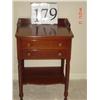 Image 1 : WILLETT 2 DRAWER CHERRY BEDSIDE TABLE - 28" X 21" X 15 1/2"