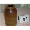 Image 1 : CROCK - BROWN GLAZE - 11 1/2"