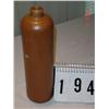 Image 1 : CYLINDRICAL BROWN CROCK - 12" - MARKED 17.1