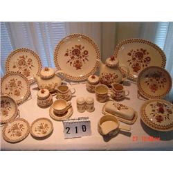 JOHNSON BROTHERS - STAFFORDSHIRE OLD GRANITE (MADE IN ENGLAND) APPROXIMATELY 160 PIECES - INCLUDES R