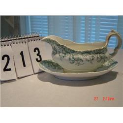JOHN MADDOCK & SON "SEVILLE" GRAVY BOAT AND SERVER
