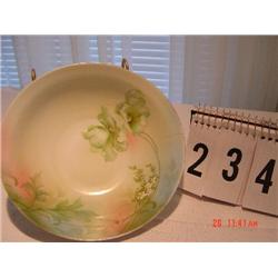 RS GERMANY BOWL - GREEN PAINTED (HAIRLINE CRACK)