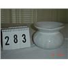 Image 1 : UNMARKED WHITE CERAMIC SPITOON