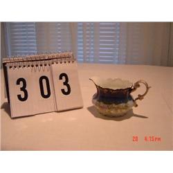 SMALL AUSTRIAN NAVY BLUE PITCHER