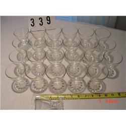 BOOPIE OR CANDLEWICK - (24) cordials - nearly 4"