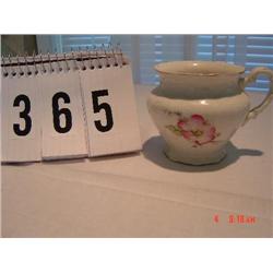 DRESDEN (GERMANY) MUG - large pink flower in center