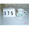 Image 1 : MUG - marked Laughlin - white with green rose decal
