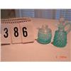 Image 1 : HOBNAIL (blue) MINI CRUET AND CONDIMENT JAR
