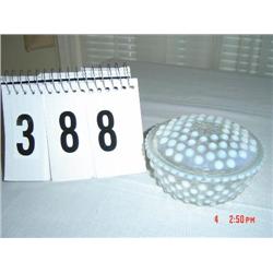 HOBNAIL (white) POWDER JAR