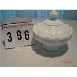 MILKGLASS COMPOTE with LID